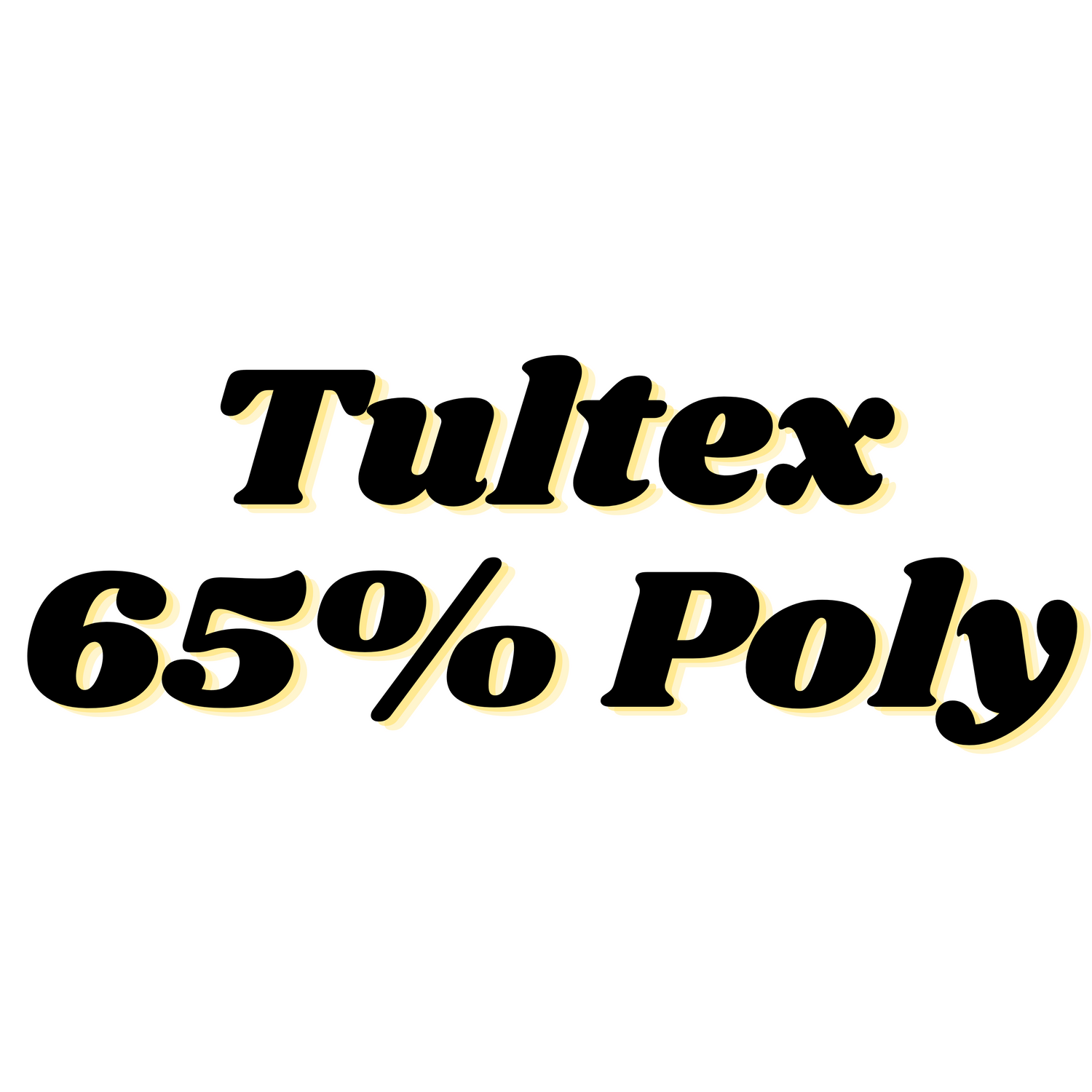 Adult - Tultex 65% Poly.