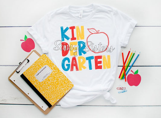 BACK TO SCHOOL APPLE-KINDERGARTEN