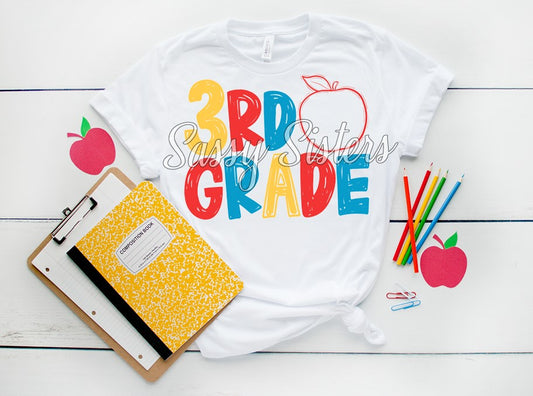 BACK TO SCHOOL APPLE-3RD