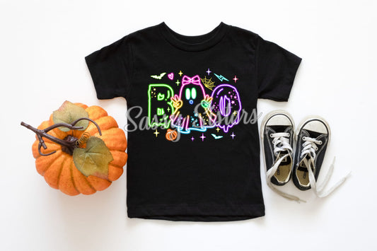 BOO NEON GLOW - TRANSFER