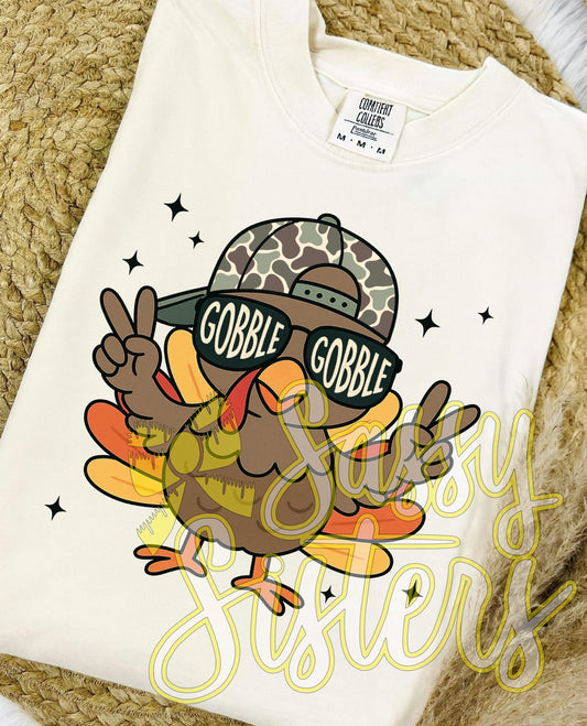 BOY TURKEY PEACE SIGN
