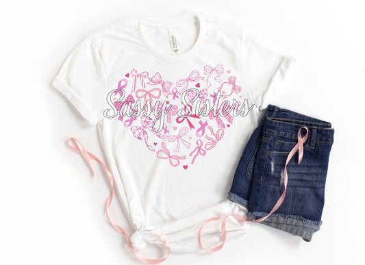 BREAST CANCER AWARNESS HEART COLLAGE