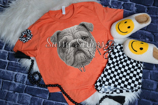 FAUX YARN MASCOT- BULLDOGS