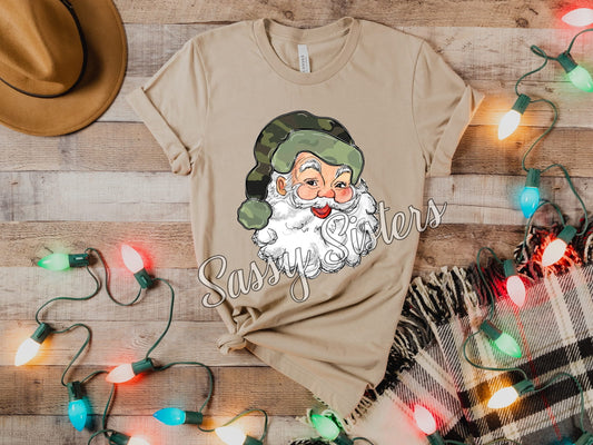 CAMO VINTAGE SANTA - TRANSFER