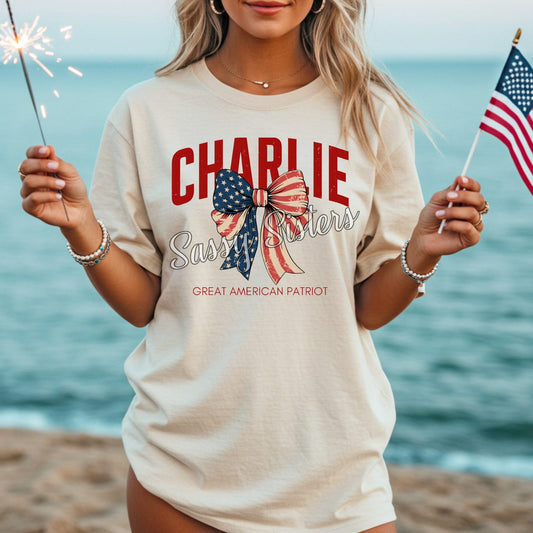 CHARLIE KIRK AMERICAN PATRIOT BOW