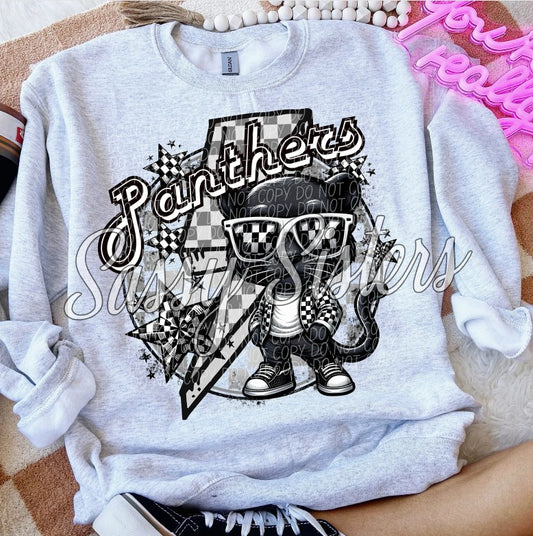 CHECKER PANTHERS MASCOT