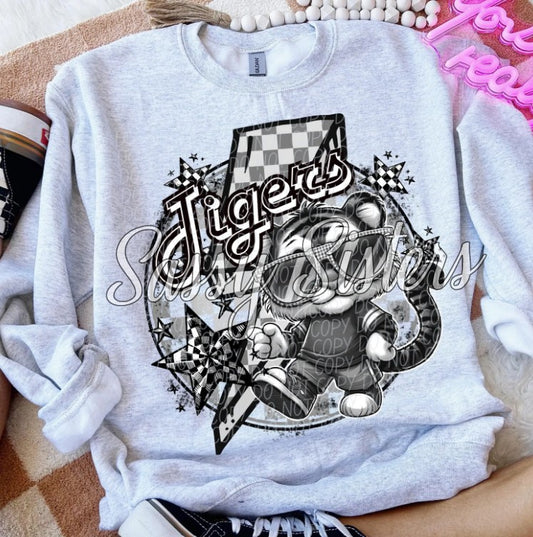 CHECKER TIGERS MASCOT