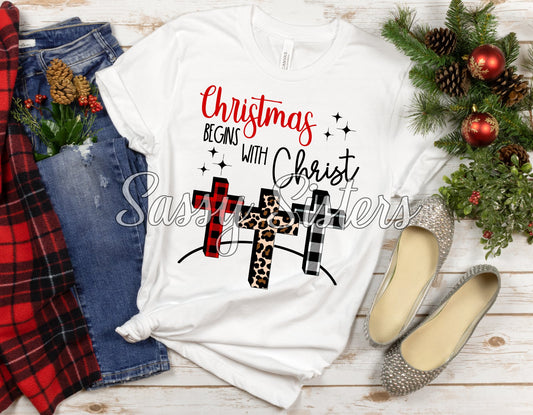 CHRISTMAS BEGINS WITH CHRIST - TRANSFER