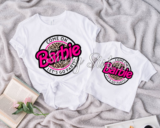 COME ON BARBIE LET'S GO PARTY - CHEETAH CIRCLE - TRANSFER