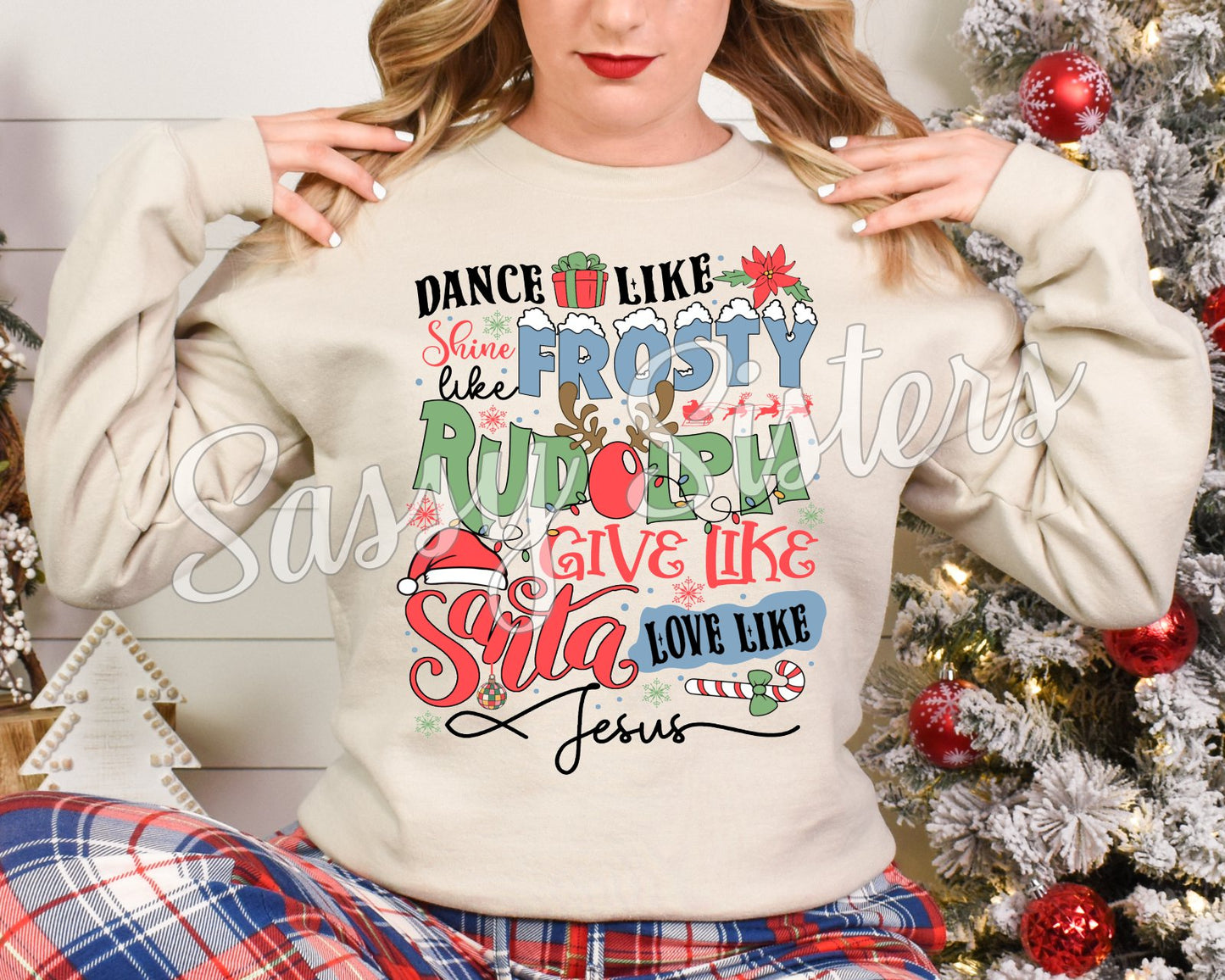 DANCE LIKE FROSTY LOVE LIKE JESUS CUTESY - TRANSFER