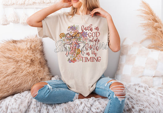 FAITH IN GOD IS HAVIING FAITH IN HIS TIMING