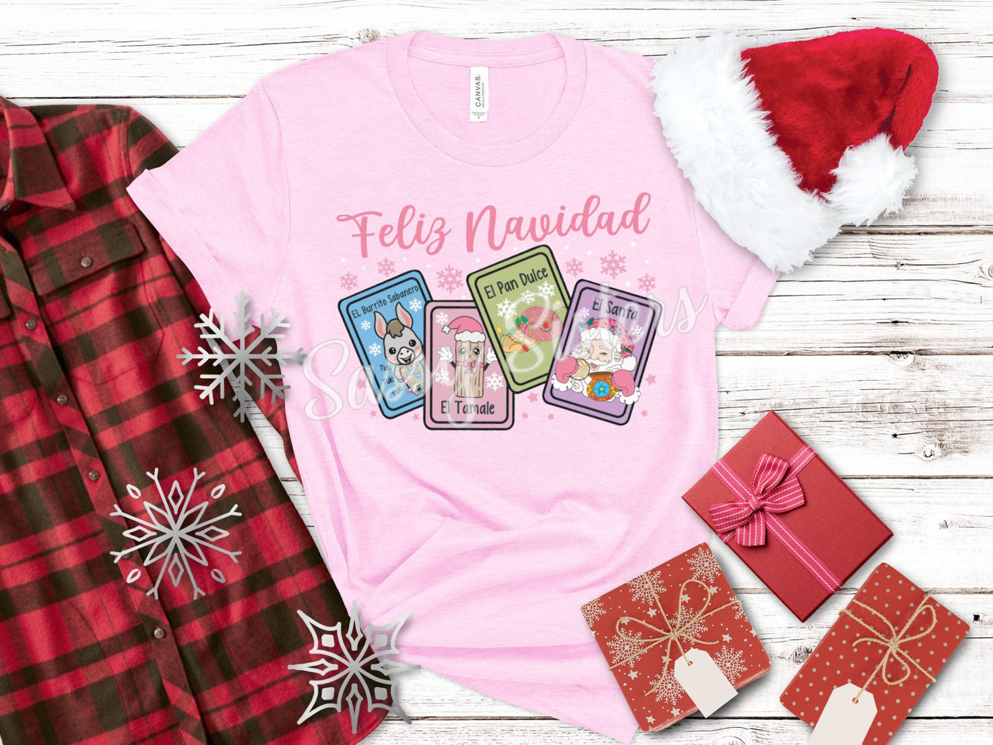FELIZ NAVIDAD LOTERIA CARDS - TRANSFER