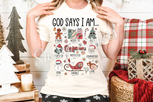 GOD SAYS I AM - CHRISTMAS - TRANSFER