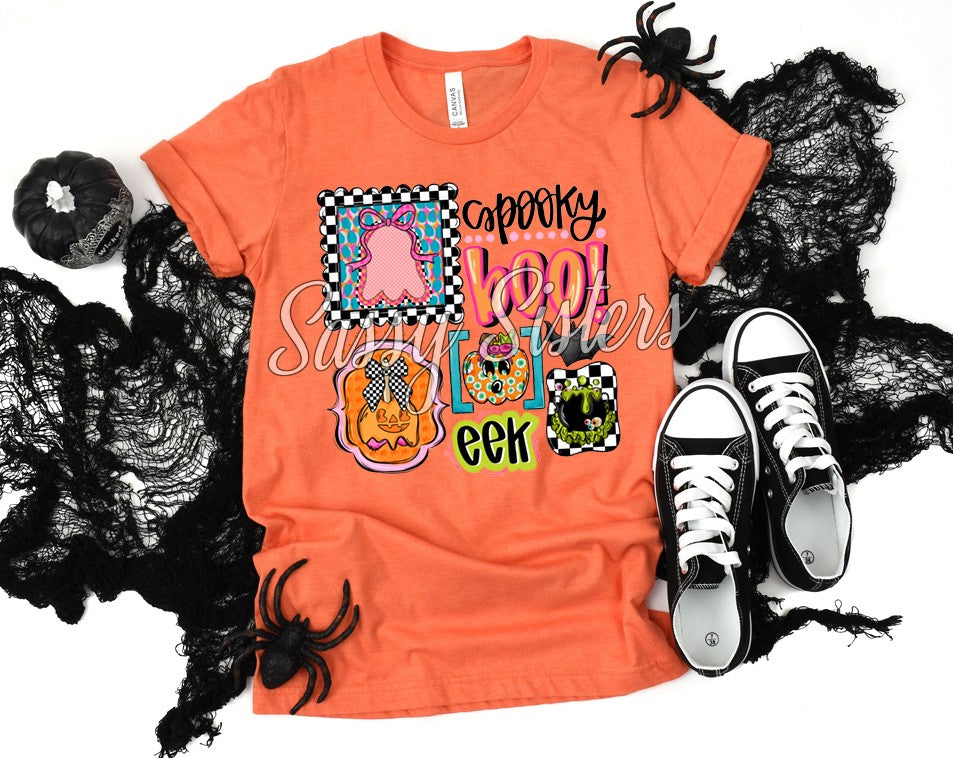 HALLOWEEN COLLAGE SPOOKY EEK