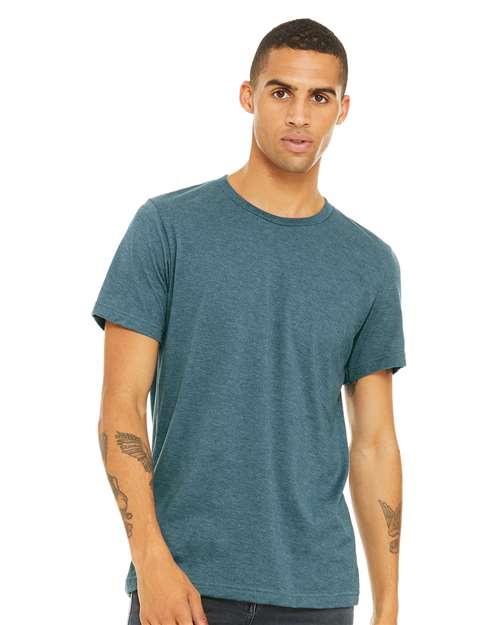 BELLA + CANVAS - Unisex Jersey Tee - HEATHER DEEP TEAL