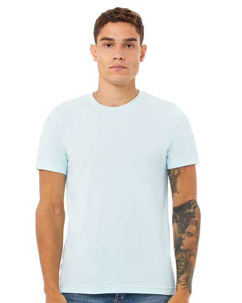 BELLA + CANVAS - Unisex Jersey Tee - HEATHER ICE BLUE