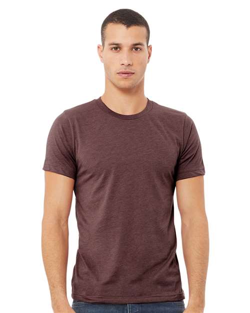 BELLA + CANVAS - Unisex Jersey Tee - HEATHER MAROON