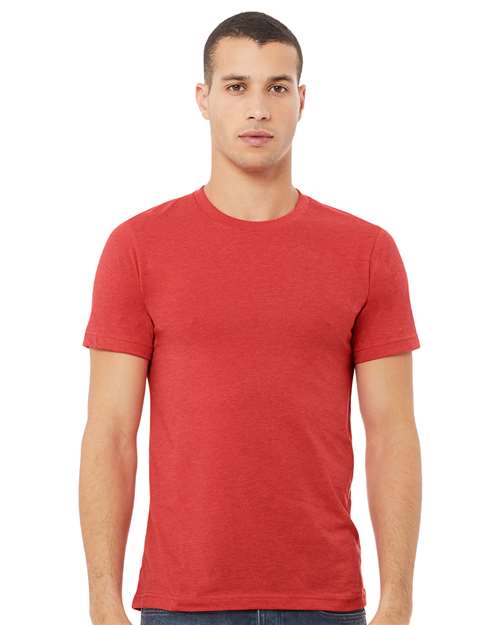 BELLA + CANVAS - Unisex Jersey Tee - HEATHER RED