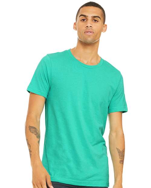 BELLA + CANVAS - Unisex Jersey Tee - HEATHER SEA GREEN