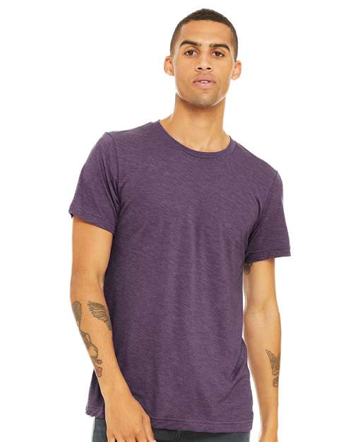 BELLA + CANVAS - Unisex Jersey Tee - HEATHER TEAM PURPLE