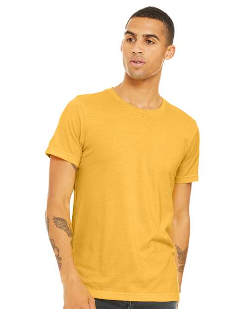 BELLA + CANVAS - Unisex Jersey Tee - HEATHER YELLOW GOLD