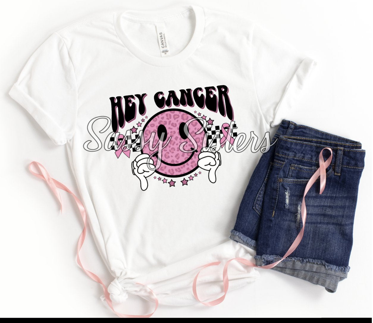 HEY CANCER THUMBS DOWN - TRANSFER