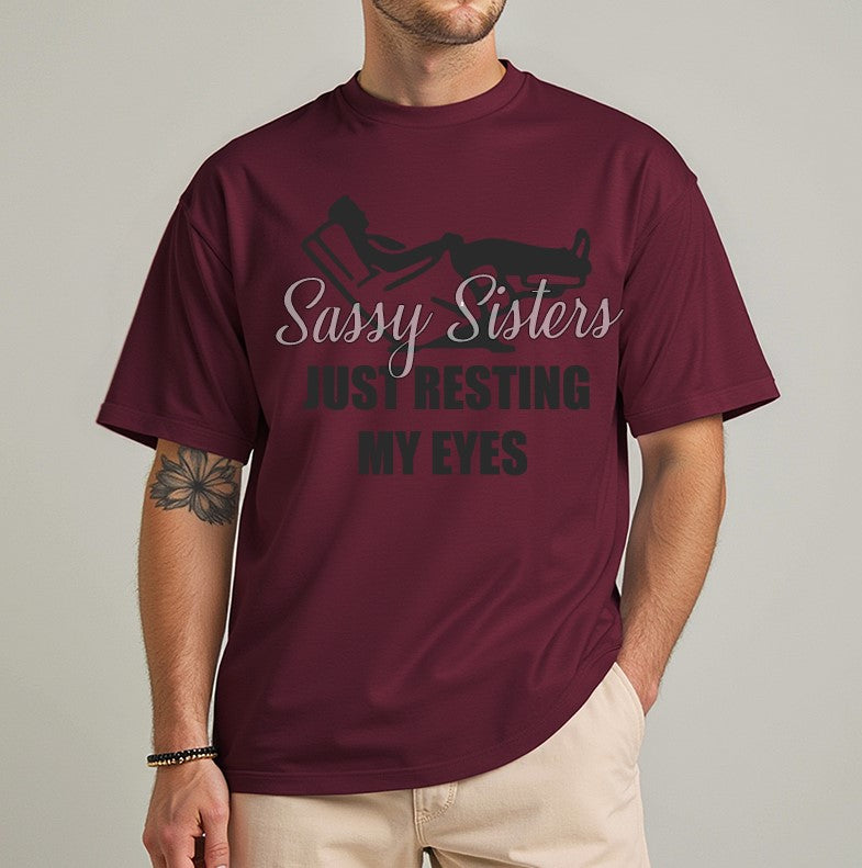 JUST RESTING MY EYES