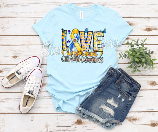 LOVE DOESN'T COUNT CHROMOSOMES PATTERN - TRANSFER