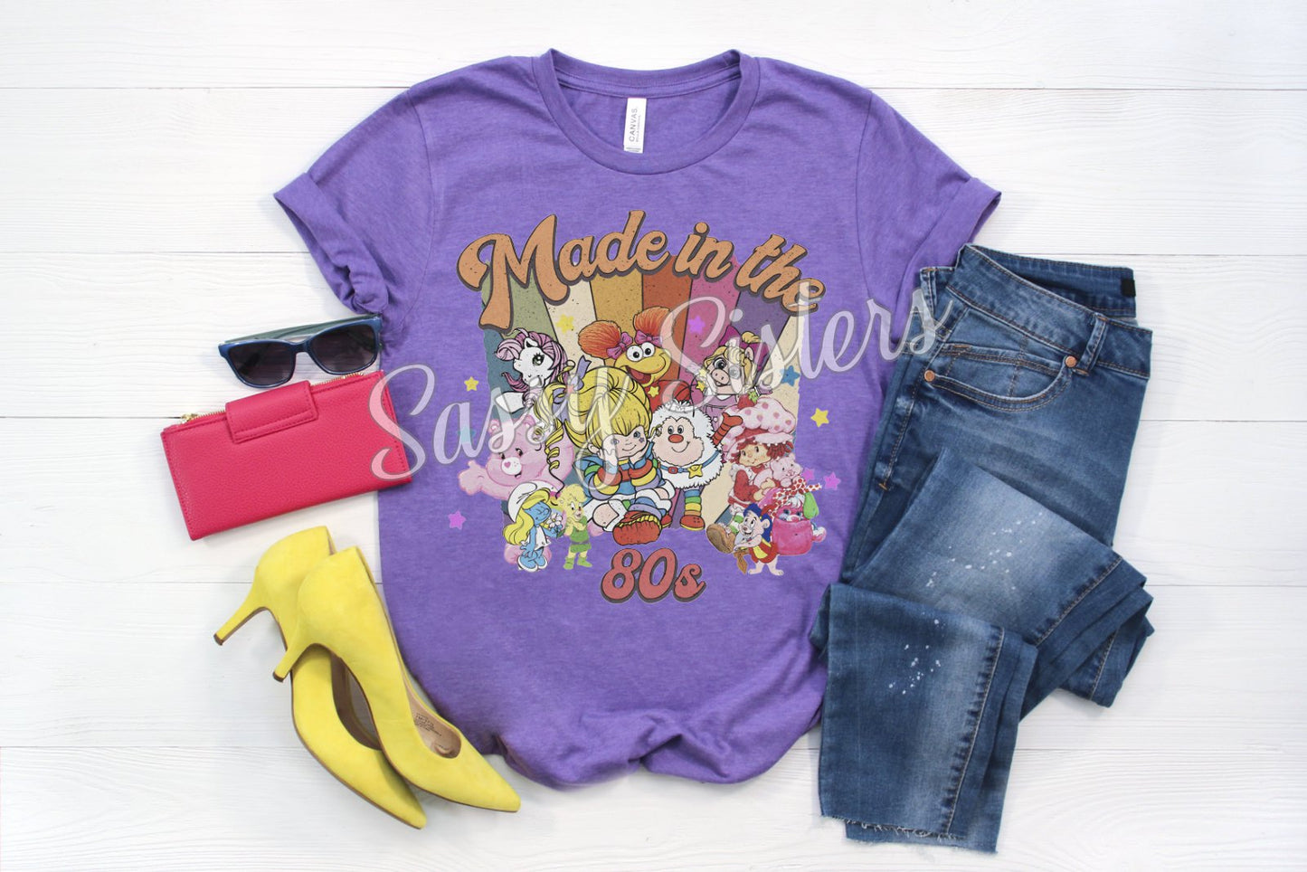 MADE IN THE 80S CHARACTER SUNBURST - TRANSFER