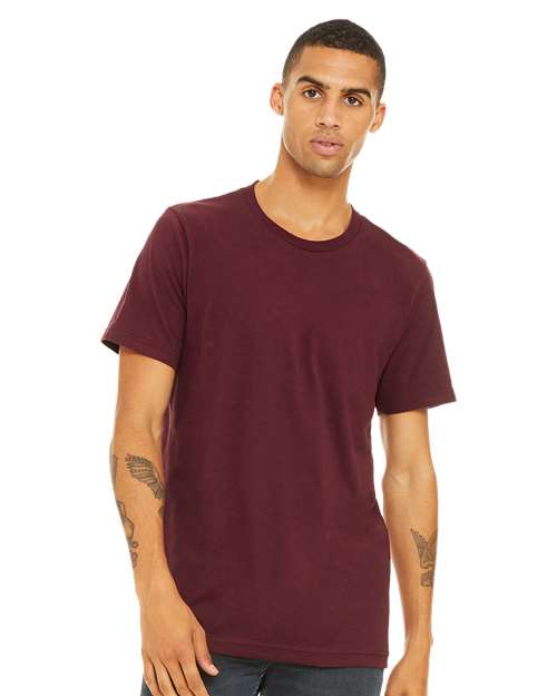 BELLA + CANVAS - Unisex Jersey Tee - MAROON