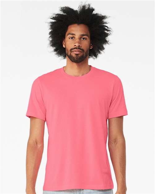 BELLA + CANVAS - Unisex Jersey Tee - NEON PINK