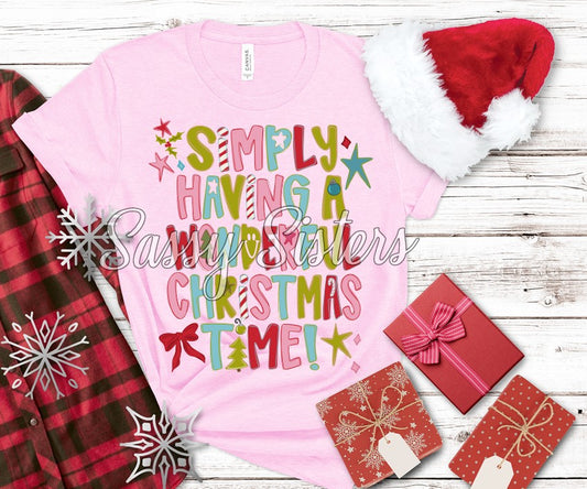 SIMPLY HAVING A WONDERFUL CHRISTMAS TIME - DOODLE
