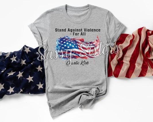 STAND AGAINST VIOLENCE FOR ALL FLAG
