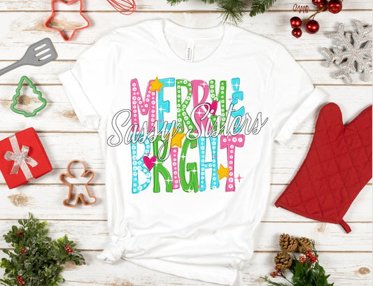 COLORFUL MERRY AND BRIGHT