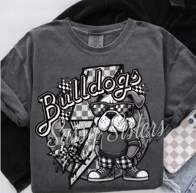 CHECKER BULLDOG MASCOT