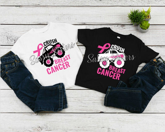 CRUSH BREAST CANCER MONSTER TRUCK