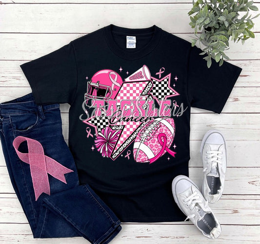 TACKLE BREAST CANCER LIGHTNING BOLT