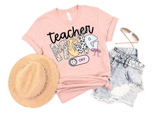TEACHER MODE OFF DOODLE BOW