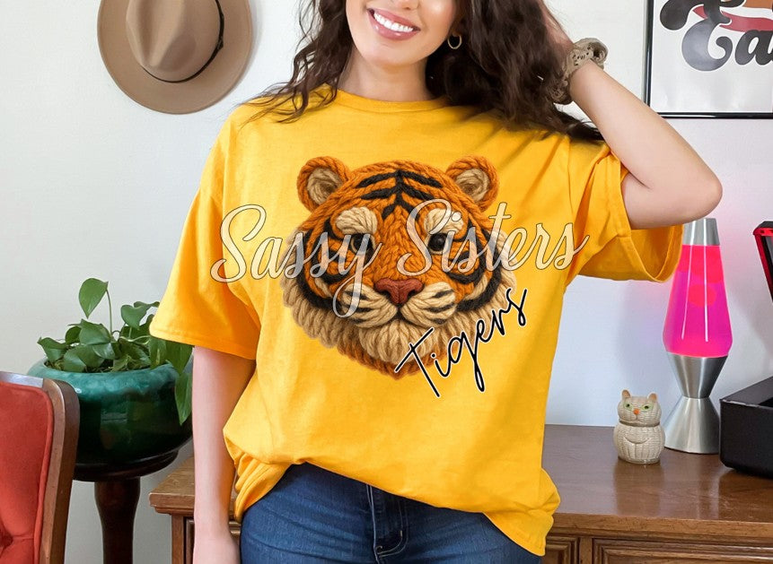 FAUX YARN MASCOT- TIGERS