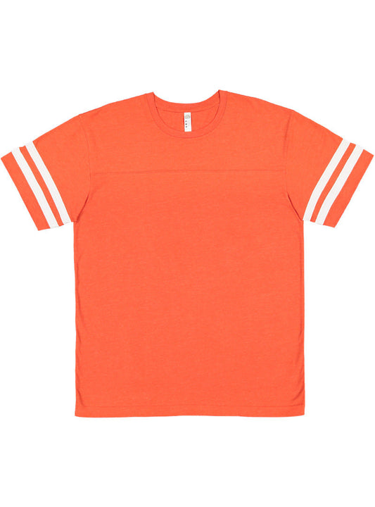 LAT - Football Fine Jersey Tee - Vintage Orange/ Blended White