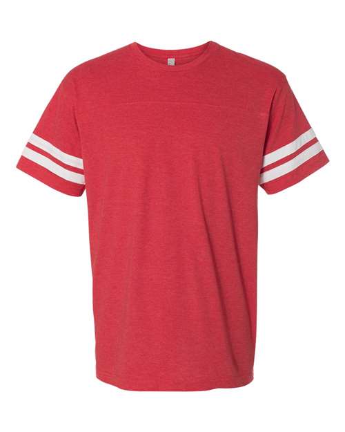 LAT - Football Fine Jersey Tee - Vintage Red/ White