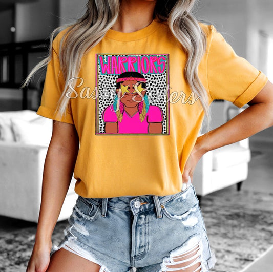 WARRIORS INDIAN RETRO STAR EYES