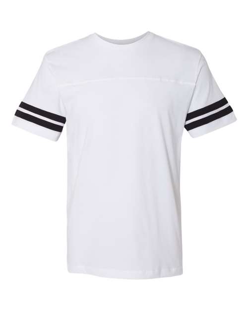 LAT - Football Fine Jersey Tee - White Solid/ Black