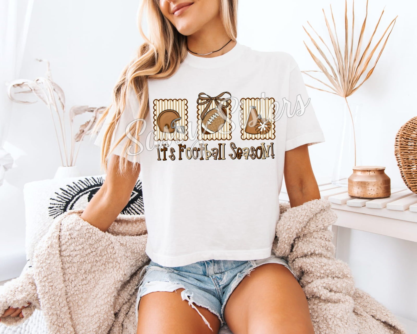 FOOTBALL SEASON SEERSUCKER