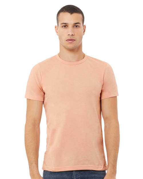 BELLA + CANVAS - Unisex Jersey Tee - HEATHER PEACH