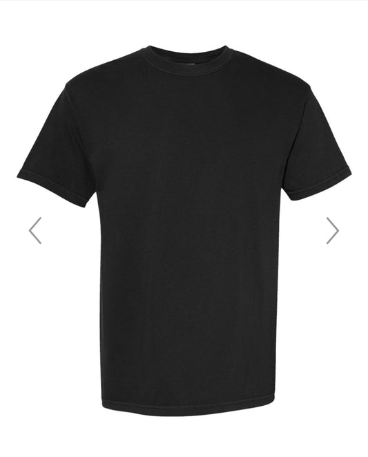 COMFORT COLORS - UNISEX TEE - BLACK