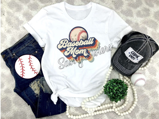 BASEBALL MOM RETRO - TRANSFER