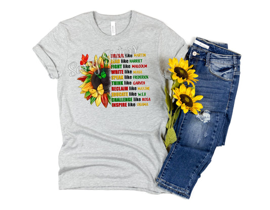 BLACK HISTORY SUNFLOWER - TRANSFER