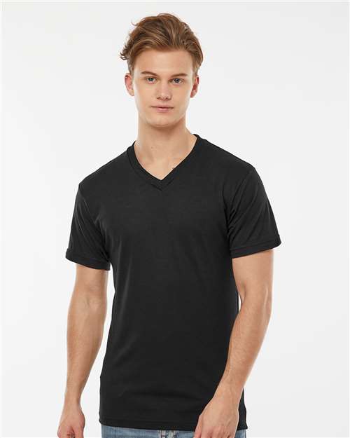 Tultex - Unisex Poly-Rich V-Neck T-Shirt