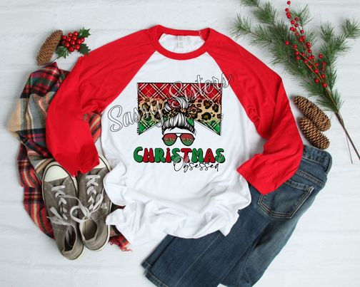 CHRISTMAS OBSESSED MESSY BUN